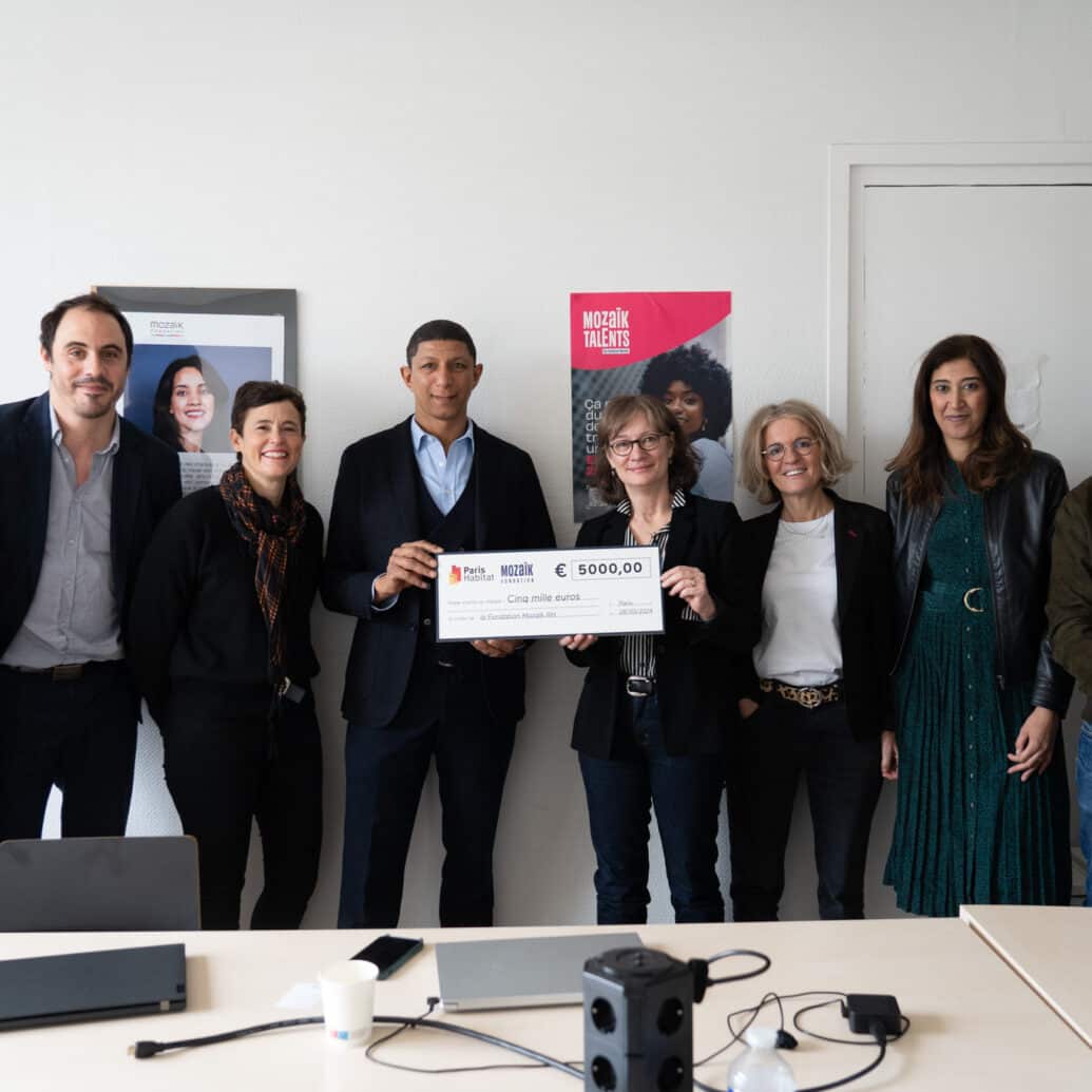 Paris Habitat remet une dotation à la Fondation Mozaïk 