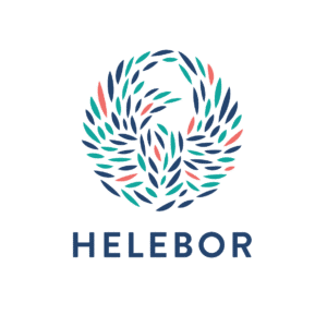 Helebor logo V quadri sansbaseline